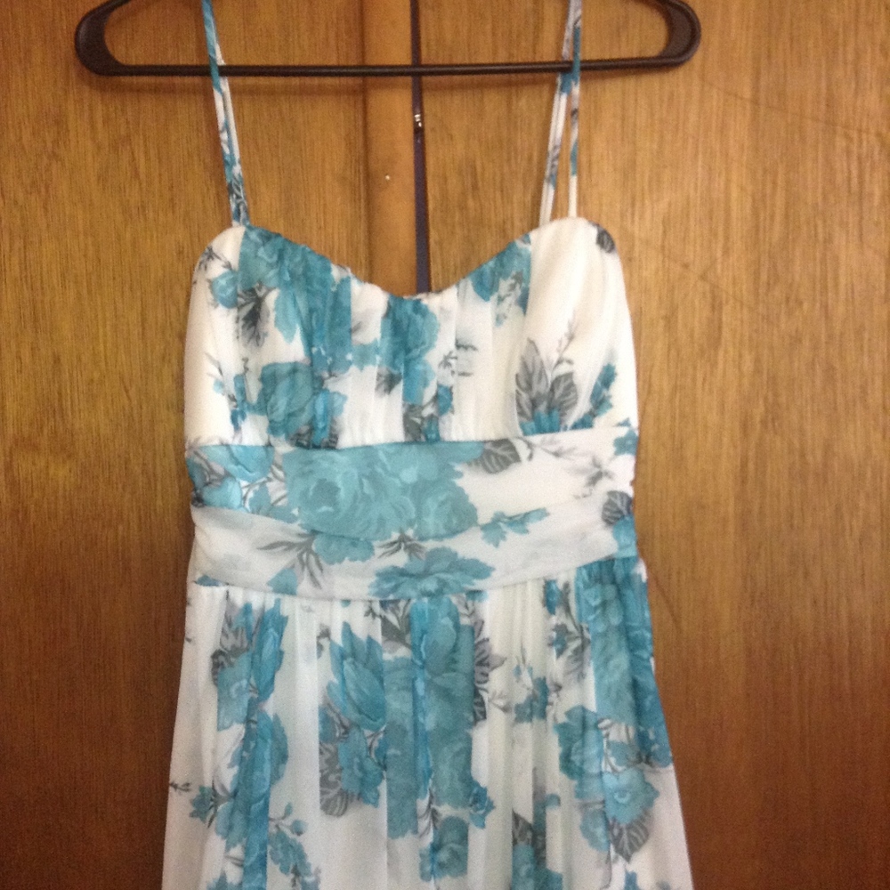 BLUE ROSE STRAP DRESS - Picture 2 of 5